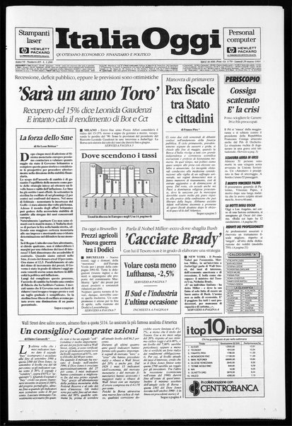 Italia oggi : quotidiano di economia finanza e politica